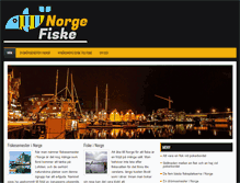 Tablet Screenshot of norgefiske.se